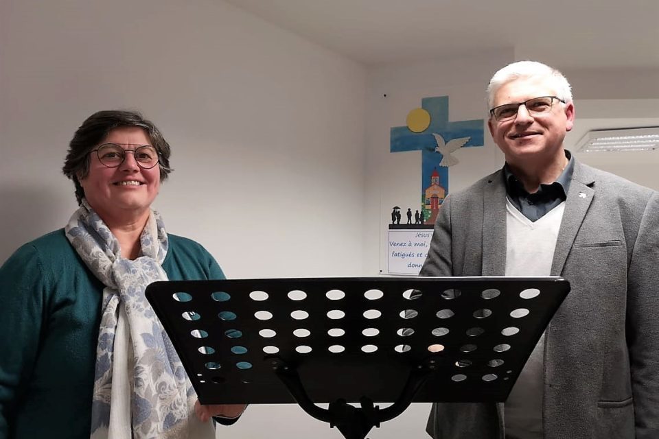 Couple pastorale 01 Pascal et Isabelle Braems, le couple pastoral de l'église protestante évangélique de Ploërmel